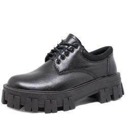 Sapato Colegial Lissie Estilo Veggie Preto - 313 - ESTILO VEGGIE SHOES