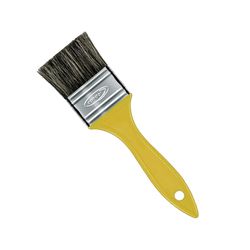 Pincel Simples Cerdas Gris Cabo Amarelo 3/4" Ref 610 Condor