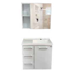 Gabinete De Banheiro Cozimax Ameixa Branco 59,6cm