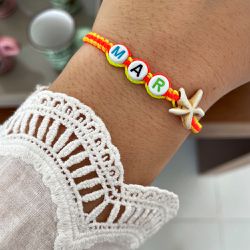 Pulseira Corda Laranja Mar - EVELISEPOLOJOIAS