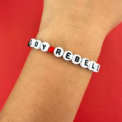 Pulseira RBD Soy Rebelde - EVELISEPOLOJOIAS