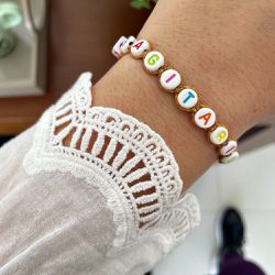 Pulseira Corda Signo em Latim Regulável - Sagitari... - EVELISEPOLOJOIAS