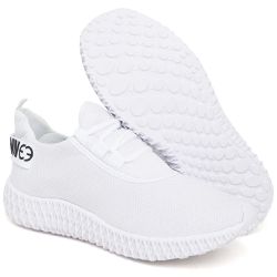 Tênis Boost Unissex Evoltenn Esporte Casual Colmeia Branco