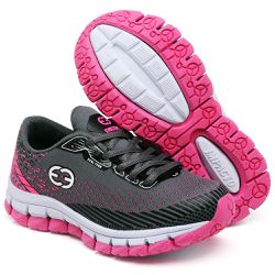 Tênis Infantil Evoltenn Impacto Cinza Rosa