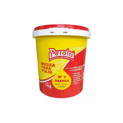 Massa Para Polir Nº 2 Base Água Branca 1kg - Pérol... - Evolução Tintas