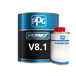 Kit Verniz Pu V81 Automotivo Ppg 900ml - Evolução Tintas