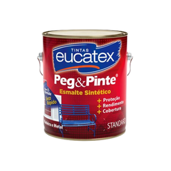 Tinta Esmalte Sintético Peg e Pinte Eucatex 3,6l -... - Evolução Tintas