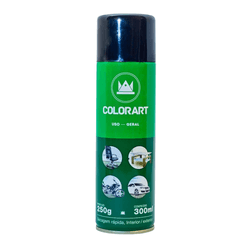 Tinta Spray Uso Geral - Preto brilhante Colorart 3... - Evolução Tintas