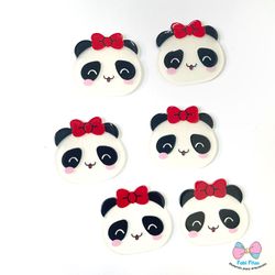 Panda de Acrílico 3 cm - 01 Unidade - FABIFITAS