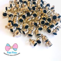 Terminal para pulseria e colar - 8 mm - 10 unidade - FABIFITAS
