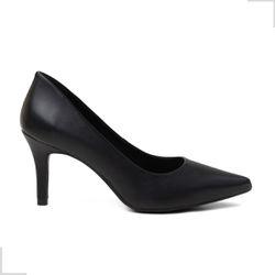 Sapato Feminino Scarpin Preto Bico Fino Salto Fino... - Fabi Herzer