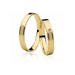 Par De Aliança Casamento De Ouro 18k Delicate De 3... - Fábrica do Ouro