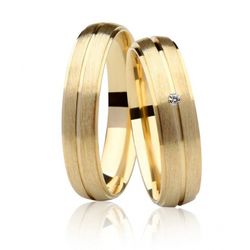 Par De Aliança Casamento De Ouro 18k Anatômica Fos... - Fábrica do Ouro ®️