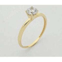 Anel De Ouro 18k Solitário Com Diamante De 20 Pont... - FÁBRICA DO OURO - ATACADO