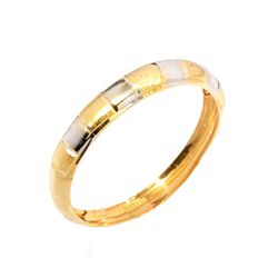 Aparador Individual De Ouro 18k Bicolor - 103245 - Fábrica do Ouro ®️