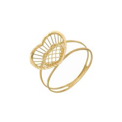 Anel De Ouro 18k Coração Fever - 103725 - Fábrica do Ouro ®️