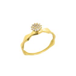 Anel De Ouro 18k Secret - 103743 - Fábrica do Ouro ®️