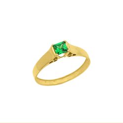 Anel De Ouro 18k Fiona Com Zircônia - 103756 - Fábrica do Ouro ®️