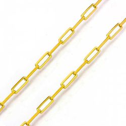 Corrente De Ouro 18k Cartie Longa De 1,7mm Com 60c... - Fábrica do Ouro