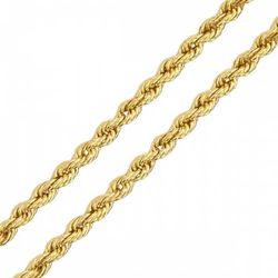 Corrente De Ouro 18k Corda De 2,1mm Com 40cm - 101... - Fábrica do Ouro ®️