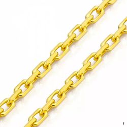 Corrente De Ouro 18k Cartie De 2,4mm Com 60cm - 10... - Fábrica do Ouro ®️