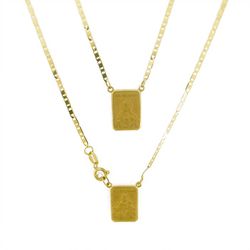 Escapulário De Ouro 18k Piastrine De 1,7mm Com 60c... - FÁBRICA DO OURO - ATACADO