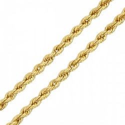 Corrente De Ouro 18k Corda De 3,7mm Com 45cm - 100... - FÁBRICA DO OURO - ATACADO