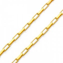 Corrente De Ouro 18k Veneziana Longa De 1,2mm Com ... - Fábrica do Ouro ®