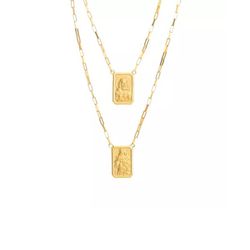 Escapulário De Ouro 18k Veneziana Longa De 1,3mm C... - FÁBRICA DO OURO - ATACADO