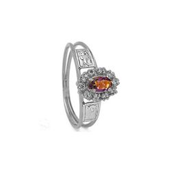 Anel De Formatura De Ouro Branco 18k - Feminino - ... - FÁBRICA DO OURO - ATACADO