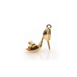 Pingente De Ouro 18k Sapato Alto - 100718 - Fábrica do Ouro