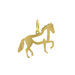 Pingente De Ouro 18k Cavalo Vazado - 100809 - FÁBRICA DO OURO - ATACADO