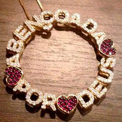 Pingente De Ouro 18k Mandala Com Nome - 100926 - FÁBRICA DO OURO - ATACADO