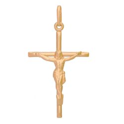 Pingente De Ouro 18k Crucifixo Com 44mm - 101562 - Fábrica do Ouro