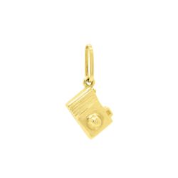 Pingente De Ouro 18k Câmera Fotográfica - 101993 - FÁBRICA DO OURO - ATACADO