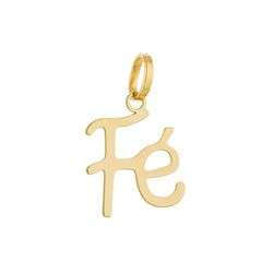 Pingente De Ouro 18k Fé - 102949 - Fábrica do Ouro ®