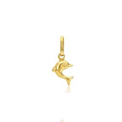 Pingente De Ouro 18k Golfinho - 102952 - Fábrica do Ouro ®️