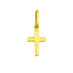 Pingente de Ouro 18k Cruz Menor - 103432 - Fábrica do Ouro ®️