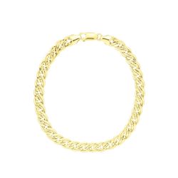 Pulseira De Ouro 18k Romana De 5,6mm Com 20cm - 10... - FÁBRICA DO OURO - ATACADO