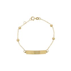 Pulseira Infantil De Ouro 18k Cartie De 13,5cm Com... - Fábrica do Ouro ®️
