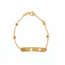 Pulseira Infantil De Ouro 18k Cartie De 13cm Com B... - Fábrica do Ouro ®