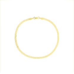 Pulseira De Ouro 18k Bismarck De 2,0mm Com 18cm - ... - FÁBRICA DO OURO - ATACADO