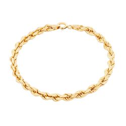 Pulseira De Ouro 18k Corda De 4,2mm Com 19cm - 101... - Fábrica do Ouro ®