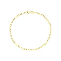 Pulseira De Ouro 18k Groumet De 2,3mm Com 20cm - 1... - FÁBRICA DO OURO - ATACADO