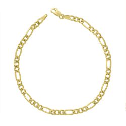 Pulseira De Ouro 18k Groumet 3x1 De 3,0mm Com 21cm... - Fábrica do Ouro ®️