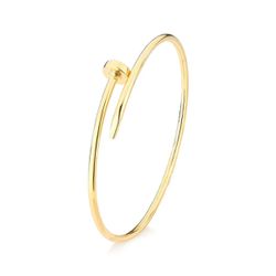 Pulseira De Ouro 18k Prego - 103657 - Fábrica do Ouro ®️