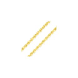 Corrente De Ouro 18k Corda De 3,7mm Com 50cm - 100... - Fábrica do Ouro ®️