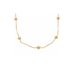 Corrente De Ouro 18k Veneziana Com Bolinhas De 4,0... - Fábrica do Ouro ®️