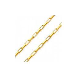 Corrente De Ouro 18k Veneziana Longa De 1,3mm Com ... - Fábrica do Ouro ®️