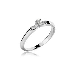 Anel De Ouro Branco 18k Butterfly Com Zircônias - ... - Fábrica do Ouro ®️